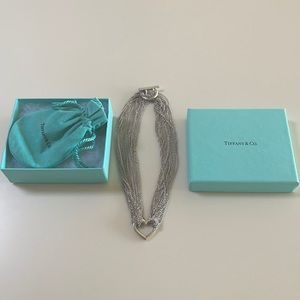Tiffany & Co Sterling Silver Heart Necklace
